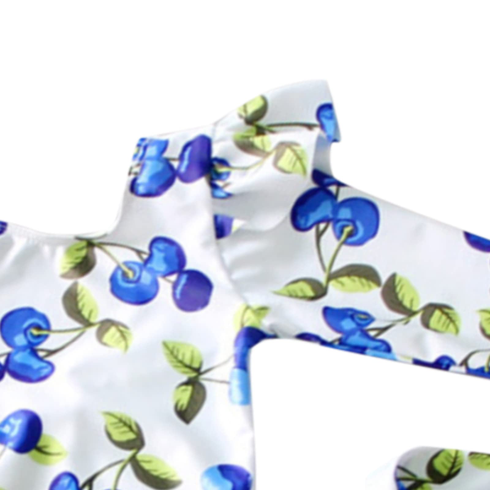 Generisch Bañador para niña de verano de manga larga para niñas, estampado floral, traje de baño de dos piezas, bikini con diadema