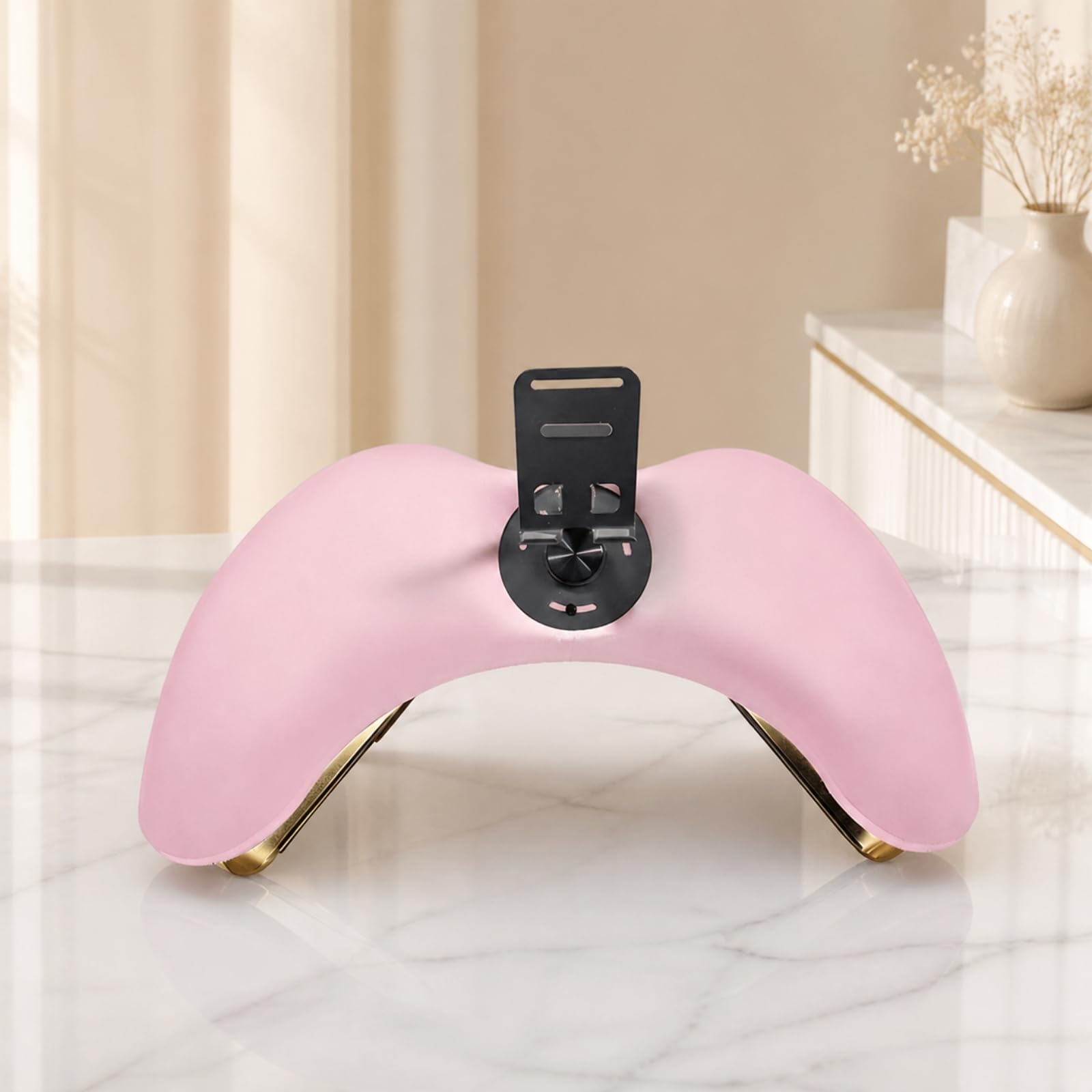 Cuscino Poggiabraccio per Unghie | Professionale, Poggiamani per Manicure, Girevole, Poggiapolsi Unghie, Centro Estetico, Casa, Onicotecniche, Nero