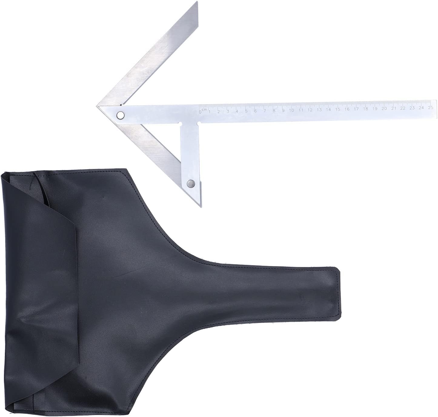 Combination Square, Circle Center Finder Tool, Center Gauge Ruler Stainless Steel High Accuracy Center Angle Finder for Hardware Processing Angle Marking