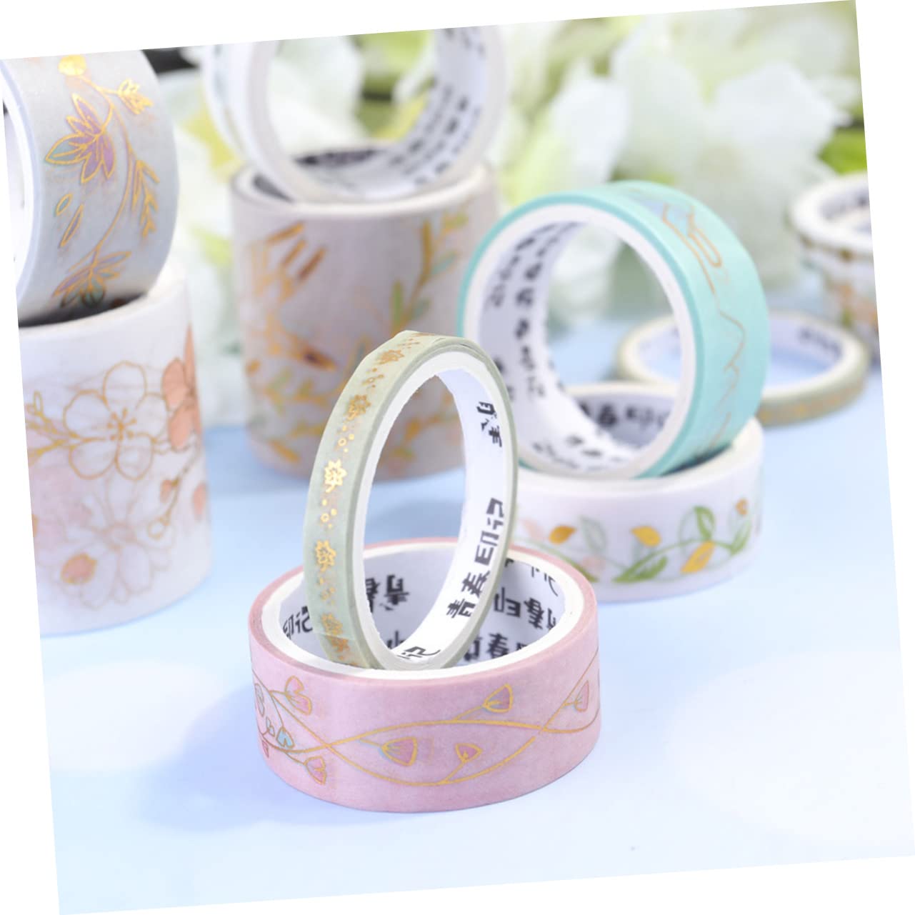 OSALADI 3 Ensembles Ruban Adhésif Décoratif Washi Papier Créatif Pour Scrapbooking Journal Diy Et Artisanat De Décoration Pour Organisateur Et 12 Pièces * 3