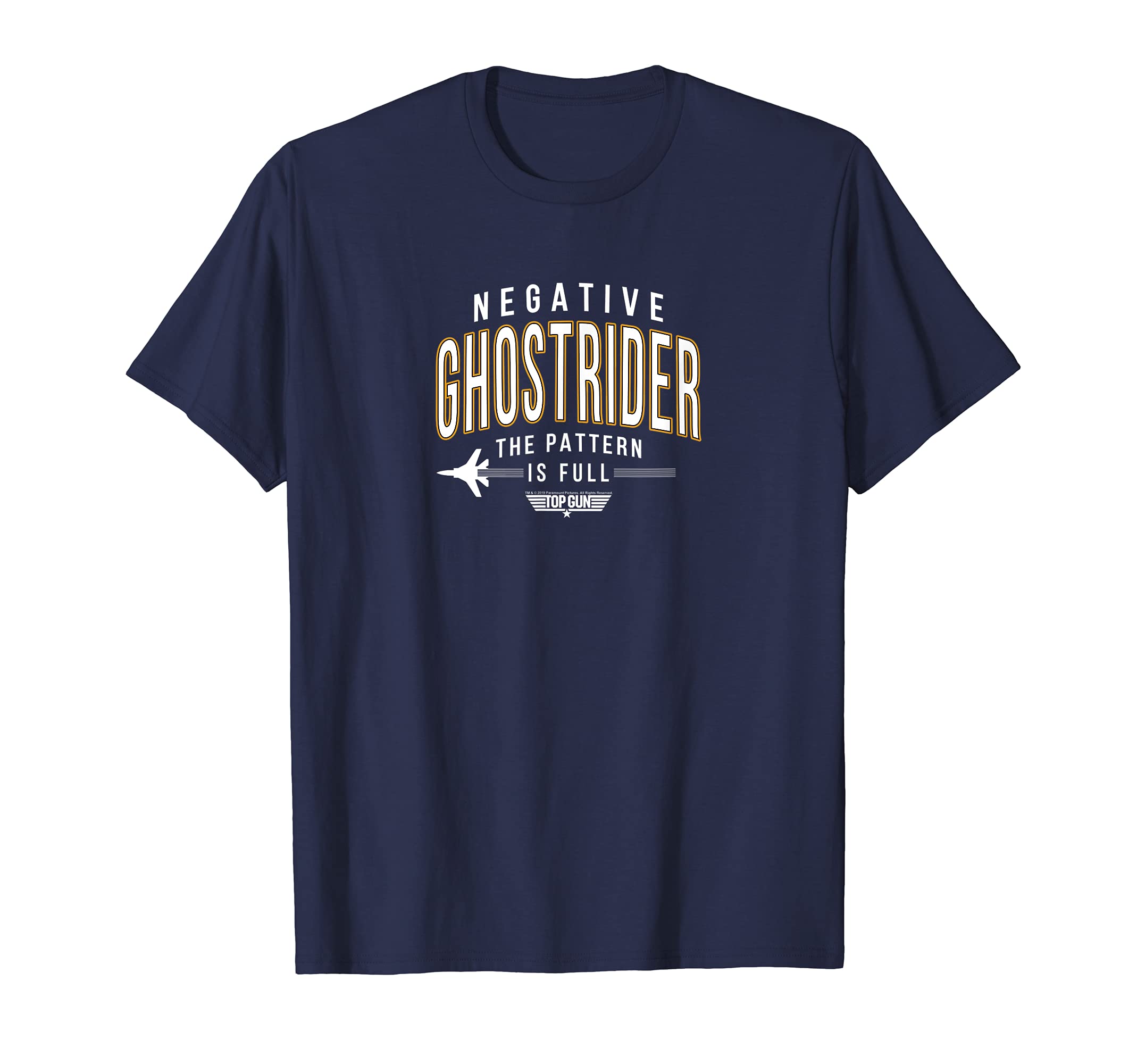 Negative Ghostrider Pattern is Full Text T-Shirt