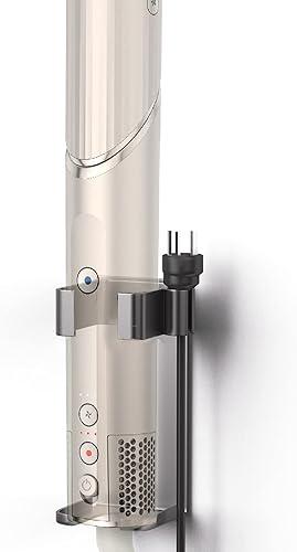 JLNJLE Soporte de pared compatible con Dyson AirwrapShark FlexStyle, organizador de varita rizadora, resistente al calor, almacenamiento de