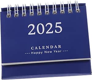 HONMEET Tischkalender 2025 Kleiner Standkalender Büro-standkalender Haushaltskalender