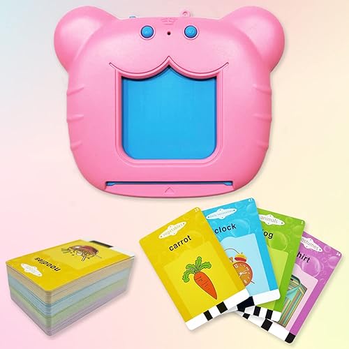 Juguetes de aprendizaje para niños pequeños para 2, 3, 4, 5, 6, regalos de cumpleaños, 224 palabras visuales, tarjetas flash parlantes, juego de