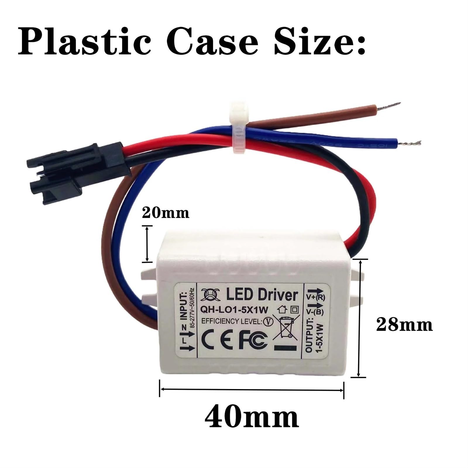 Trasformatore per LED, Driver LED da 1 W a 10 300 mA a 900 Alimentatore CC 3-7 V a 3-17(Dc 3-7v 600ma,ALUMINUM CASE-1 PIECE)