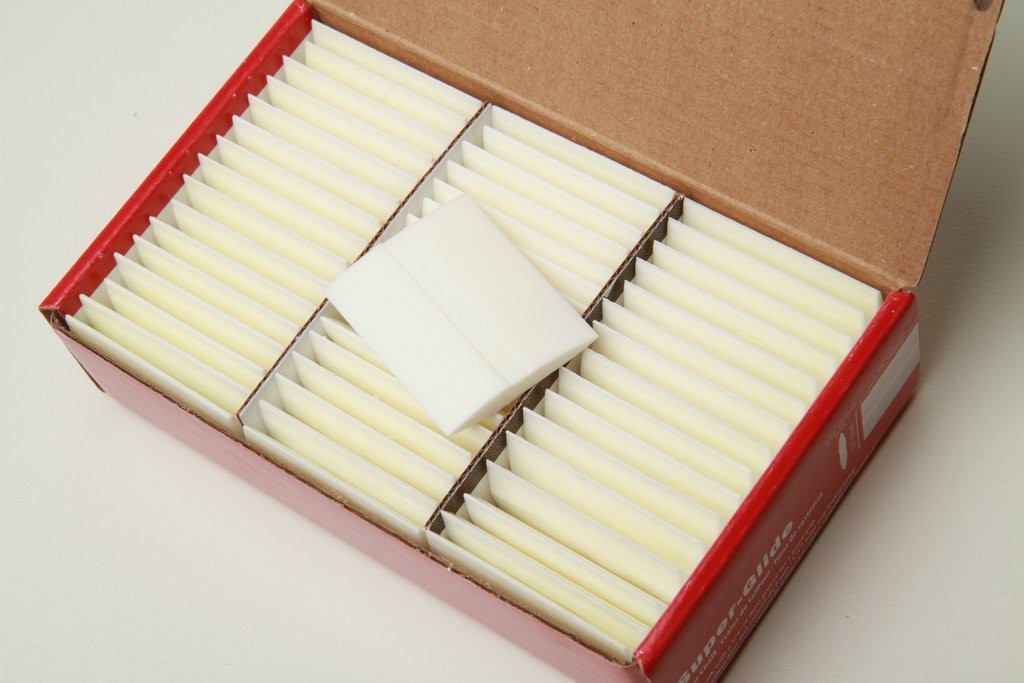 Carmel Super-Glide Tailors' Chalk White Color, 48 pcs