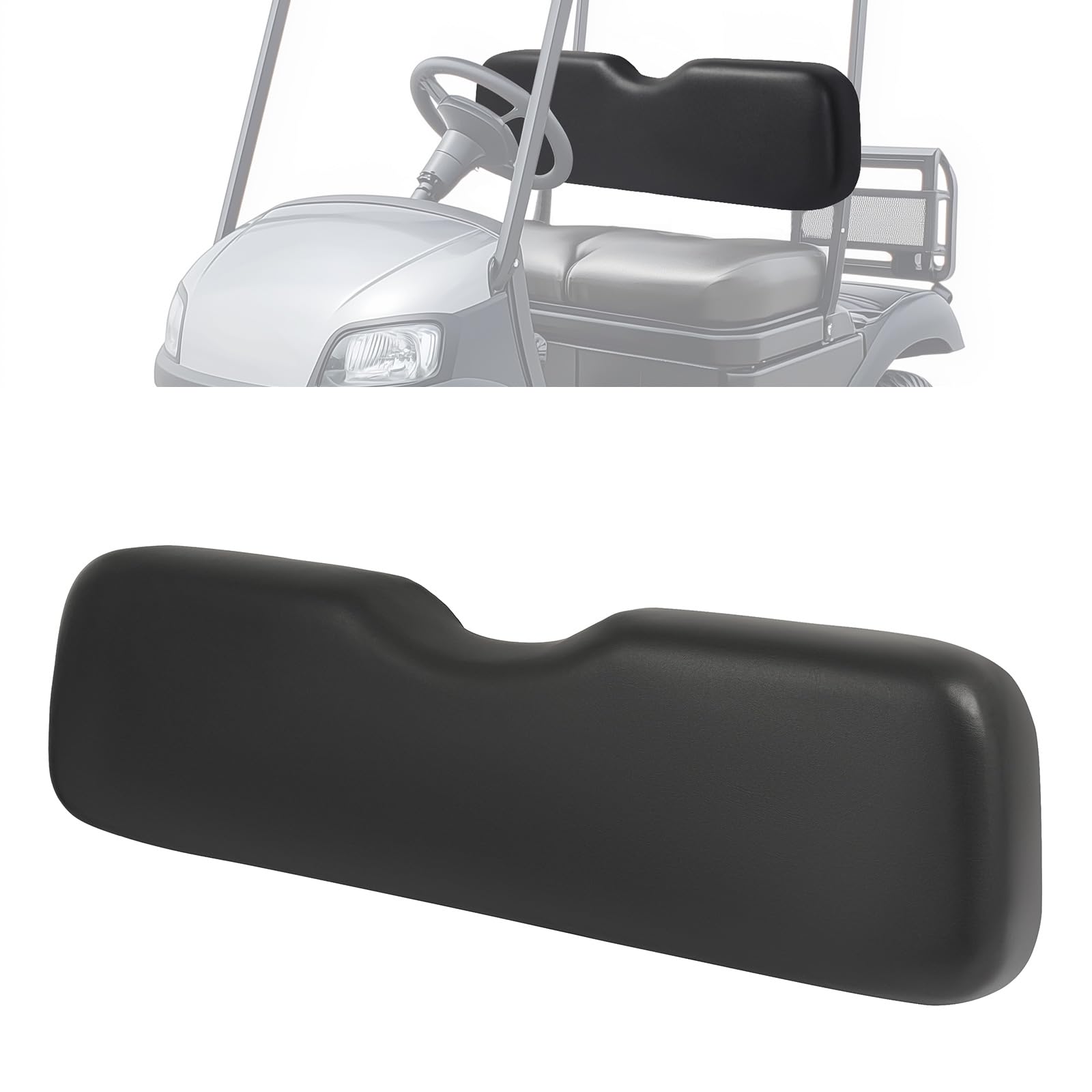 WUTIST Front Seat Replacement Compatible with 2008-Up EZGO RXV Models Seat Cushion Plastic Foam Wood