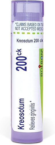 Boiron Kreosotum 200Ck Medicina homeopática para la gingivitis - 80 pellets