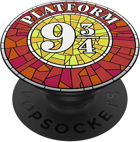 Harry Potter Cartel de vitrales de plataforma 9 y 34 PopSockets intercambiables PopGrip