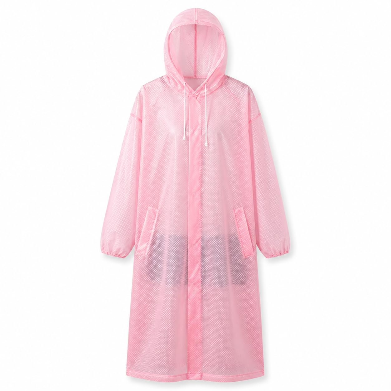 drumstone Waterproof Reusable Rainwear for Men & Women, Pink Hooded Full Body Raincoat with Full Sleeves, Lightweight Windproof Rain Suit for Travel, Motorcycle Riding, Hiking, Camping & Outdoor Use-picture-51