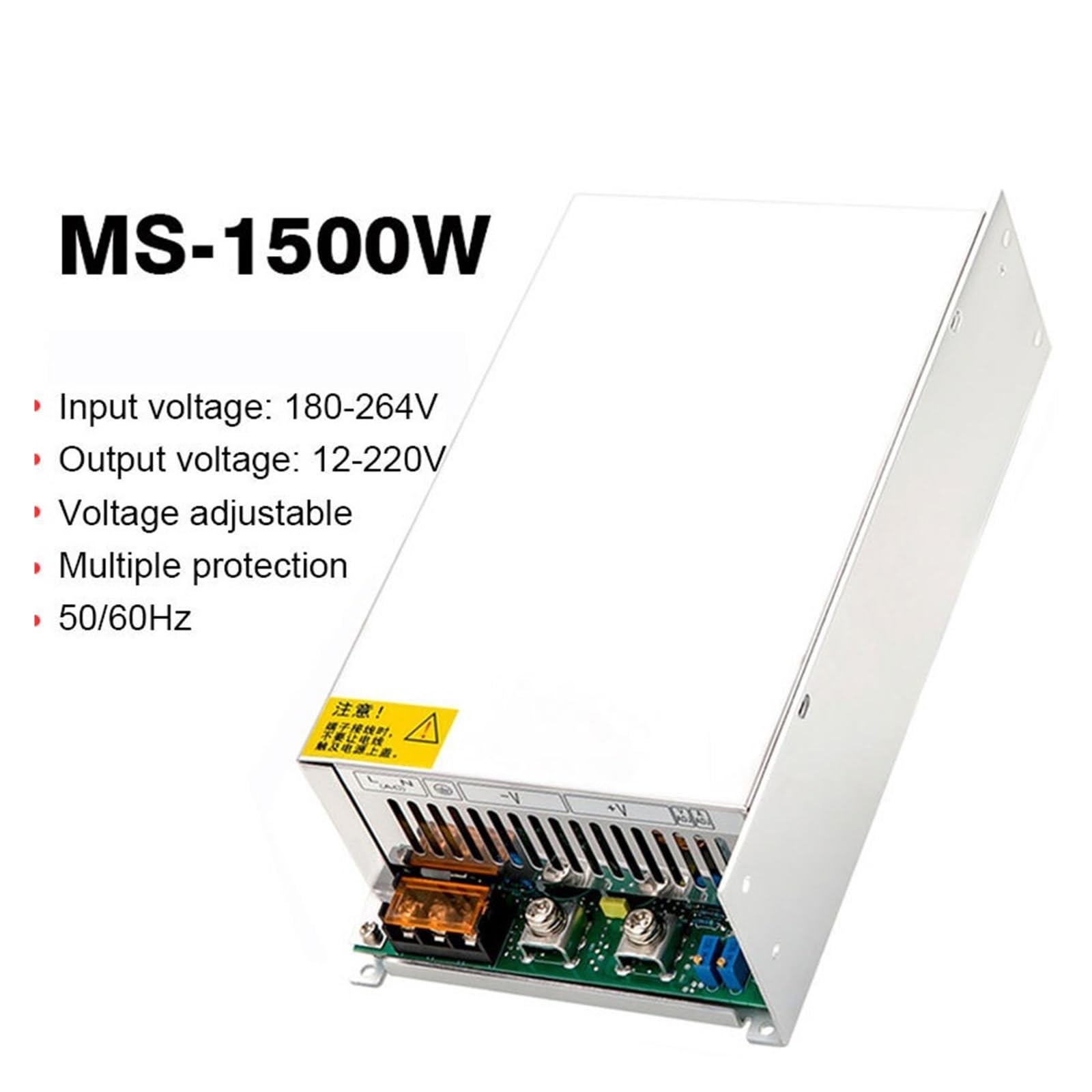 Alimentatore switching regolabile da 1500 W, uscita singola 0-15 V CC/CC/CC
