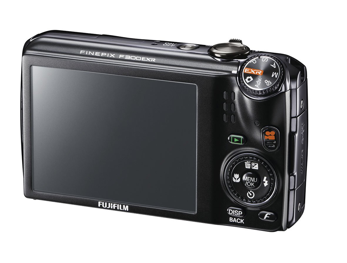 Fujifilm FinePix F300EXR Digital Camera - Black (12MP, 15 x Zoom 3