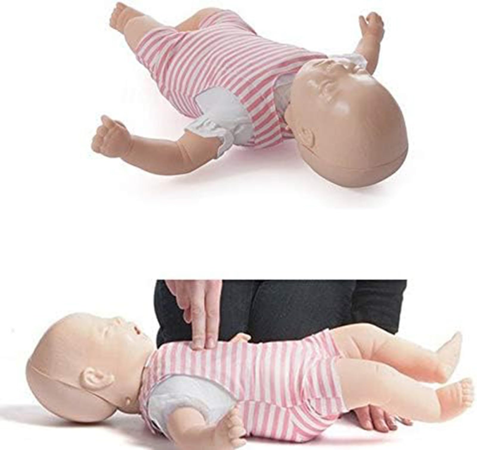 CPR-Puppe für Säuglinge, Erste-Hilfe-Modell für Säuglinge, Simulatormodell für kardiopulmonale Wiederbelebung von Neugeborenen, Lehrmodell A