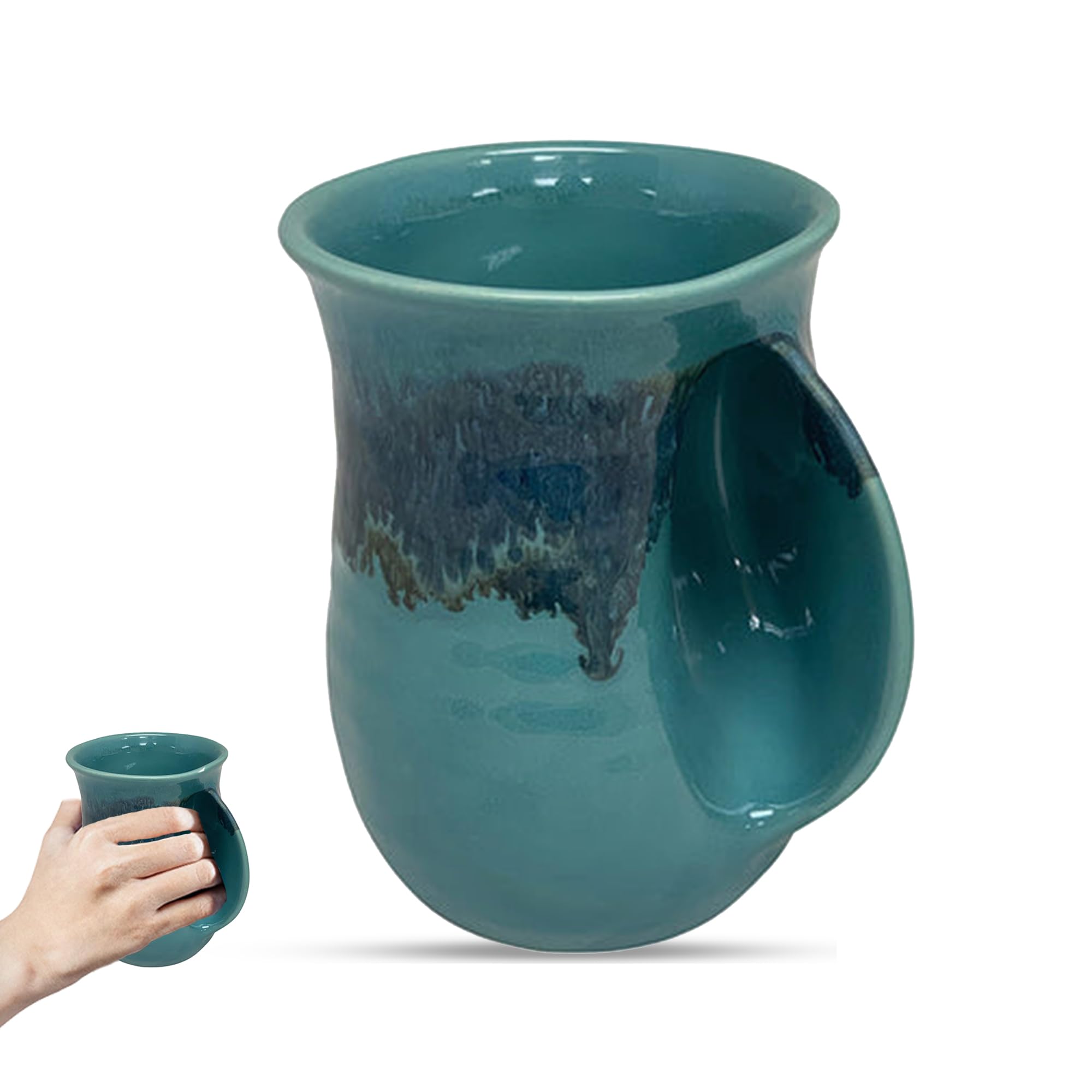 Clay in Motion Hand Warmer Coffee Mug
