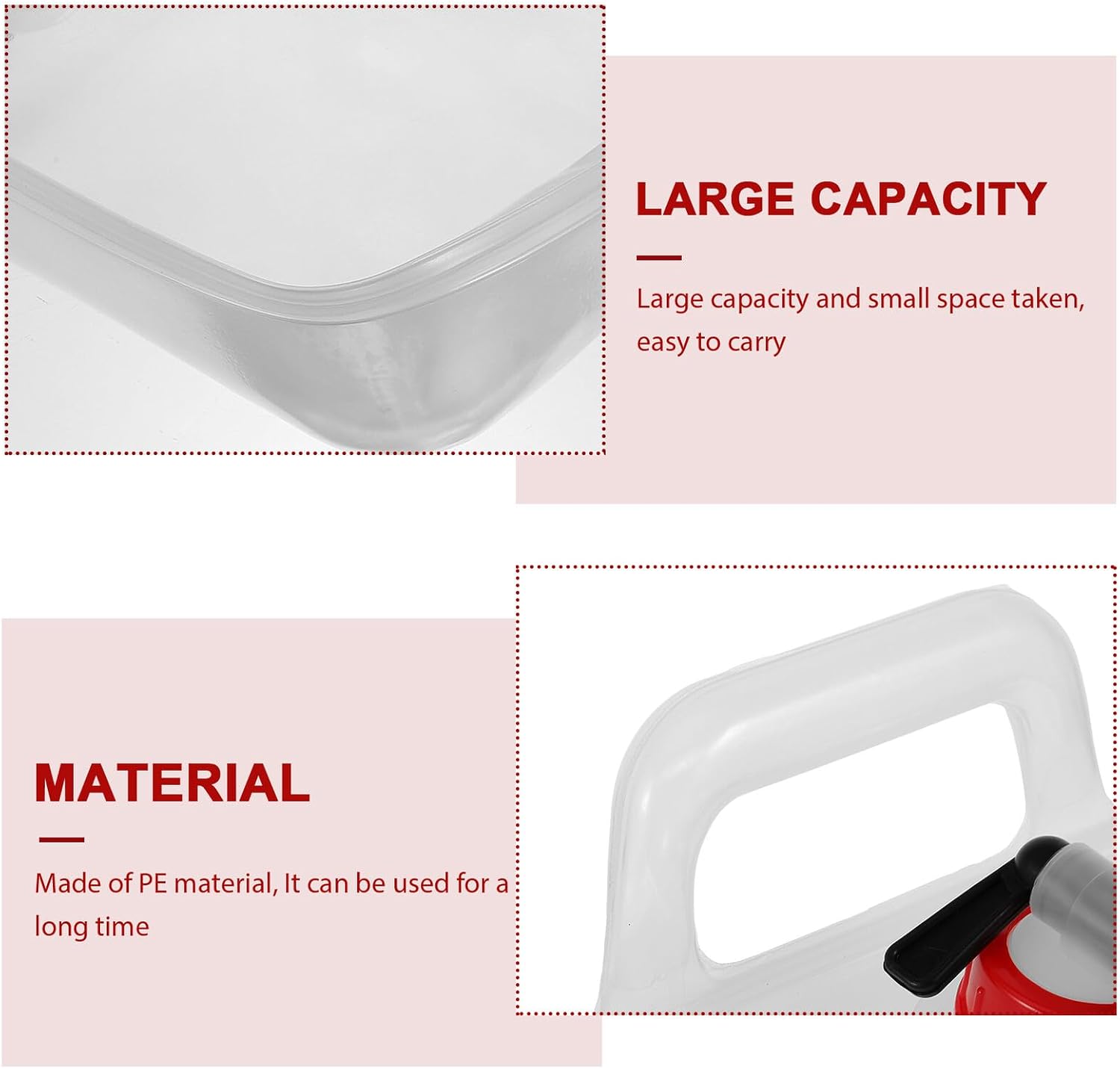 NOLITOY 10l Portable Folding Water Bucket with Spigot, Large Pe Outdoor Water Gallon Tank for Camping, Hiking, and Car Travel Random Color