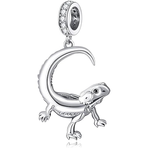 Charms for Bracelet 925 Sterling Silver Bearded Dragon/Dragonfly/Mother Daughter/Hi...