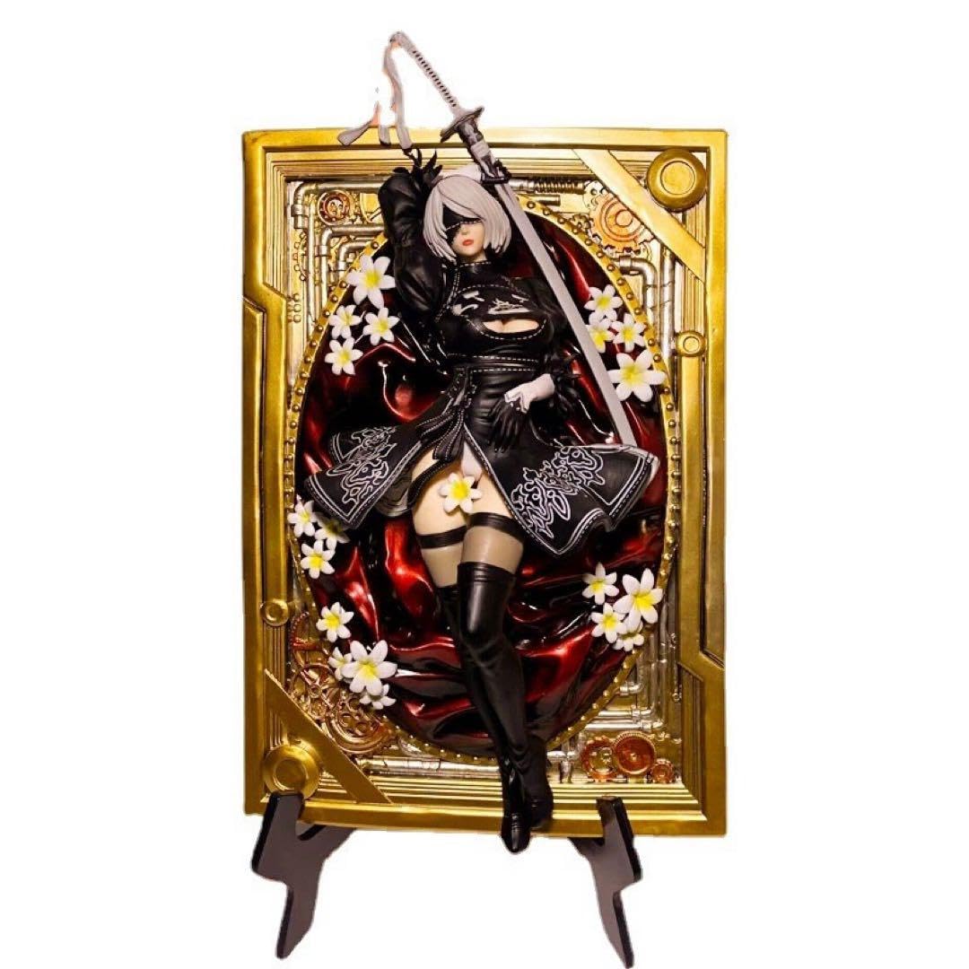 Amazon.co.jp: NieR Automata 2B 額付き フィギュア 海外製」 : ホビー
