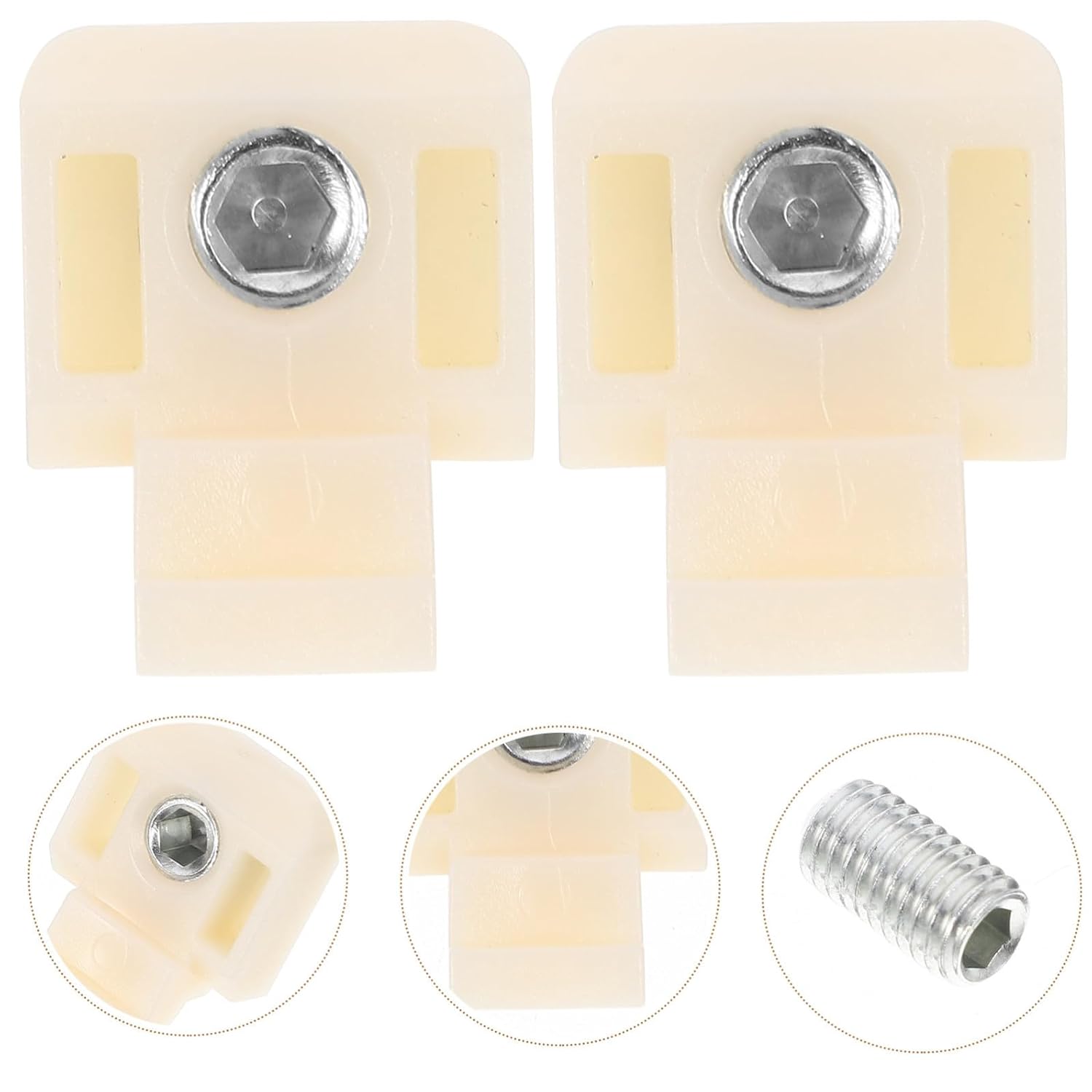 Baluue 30pcs Nylon Junction Box Base Screws for Electrical Control Box Parts, High-Strength and Easy Installation Panel Screws, for Electric Control and Connection Equipment