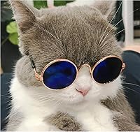 Vista 7 de 8 piezas de gafas de sol para mascotas, perro, gato, corbatín para mascotas, disfraz de mascota, collar formal ajustable para gatos, perros