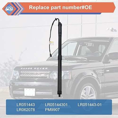 Miniatura 2 de ZONFANT Amortiguadores eléctricos del puntal de la ayuda de la puerta trasera del poder de la puerta trasera compatibles con 2012-2013 Land Rover