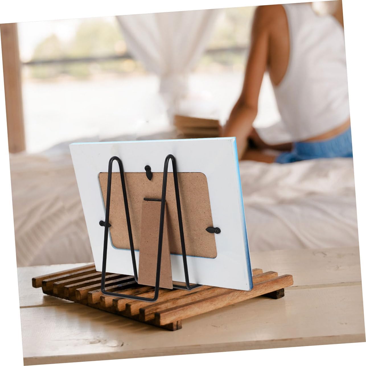 5Pcs Decorative Plate Stands Frame Holders for Home Decoration Display Support Stands for Photos Jewelry and Collectibles
