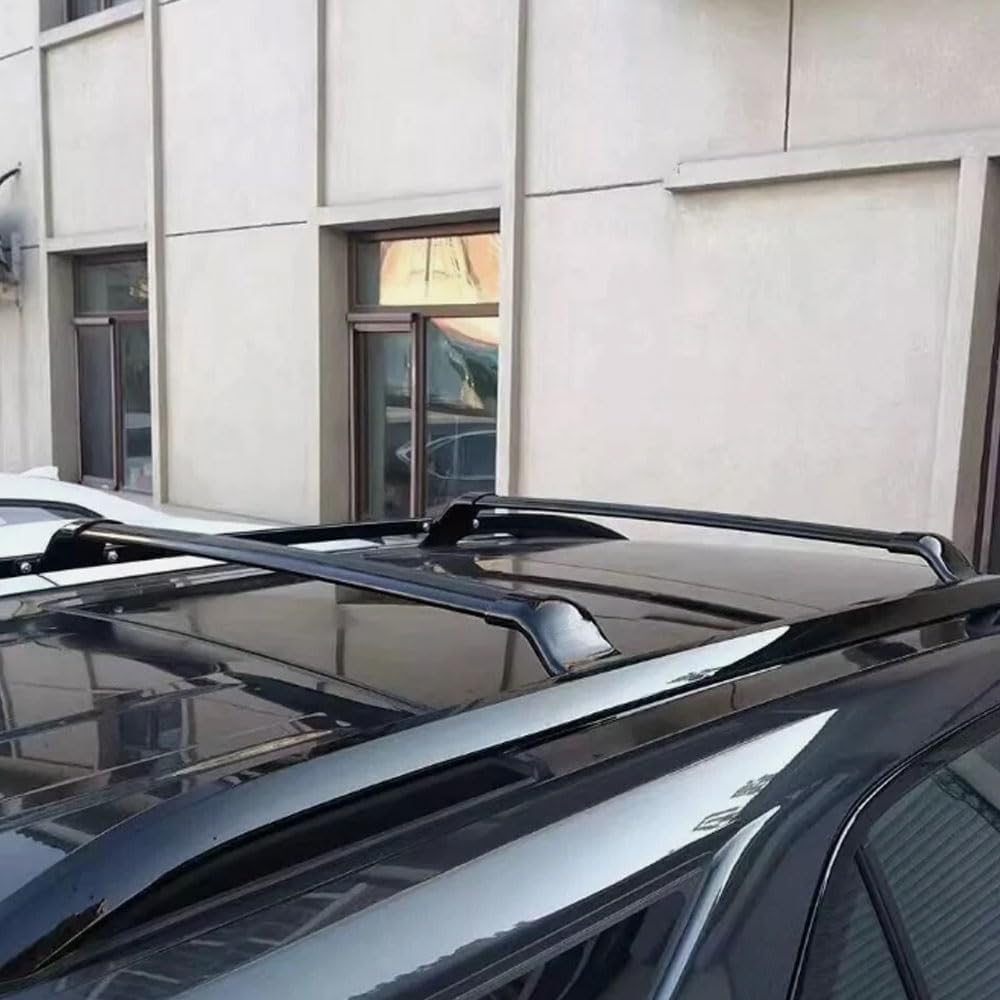 Roof Rack Crossbars Fit for GMC Terrain 2025 2026, 2 PCS Heavy Duty Aluminum Rooftop Cargo Carrier Luggage Rack Cross bar (Black)