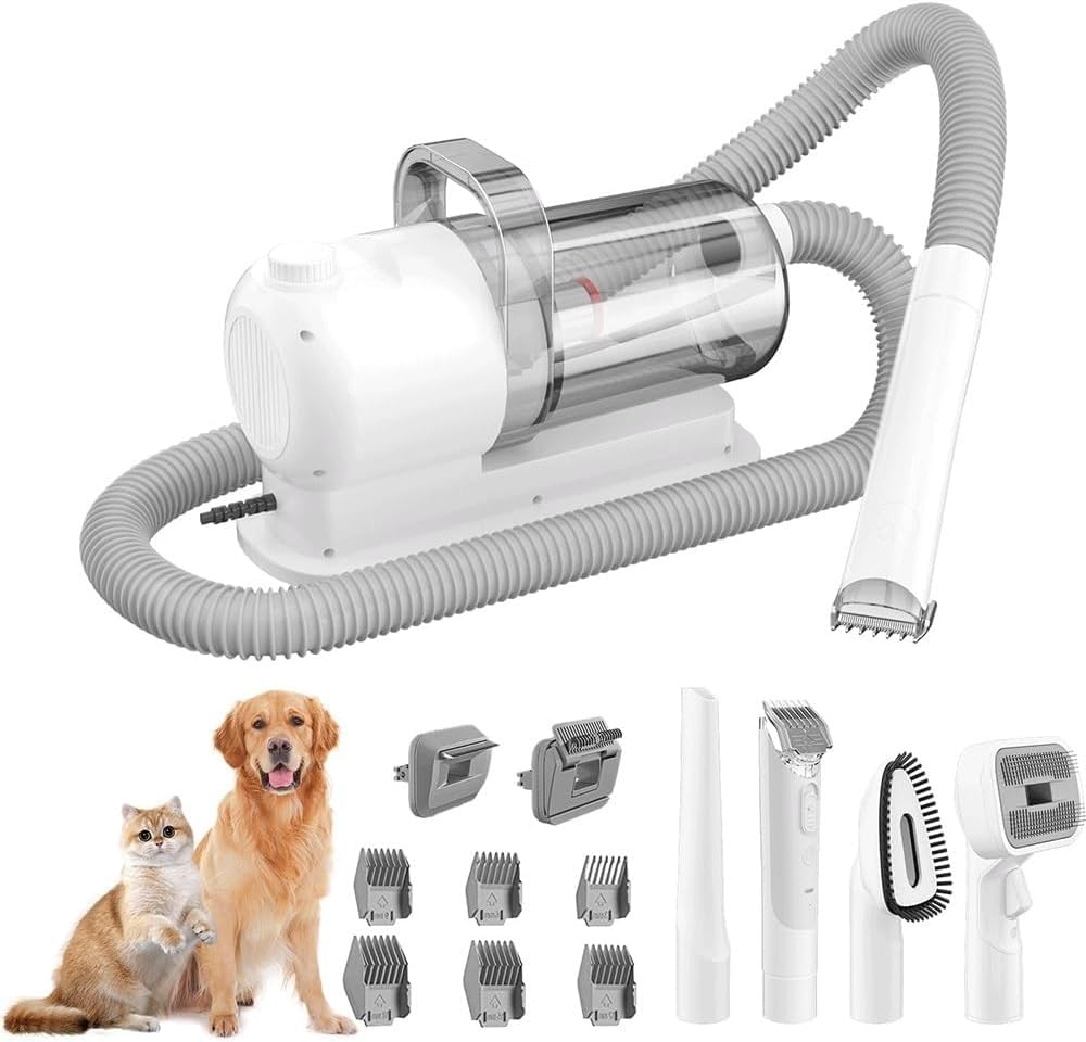 Asciugacapelli Professionale for Cani, Temperatura A velocità Continua, Regolabile for Caldo E Freddo, Soffiatore for Peli di Animali Ad Alta velocità