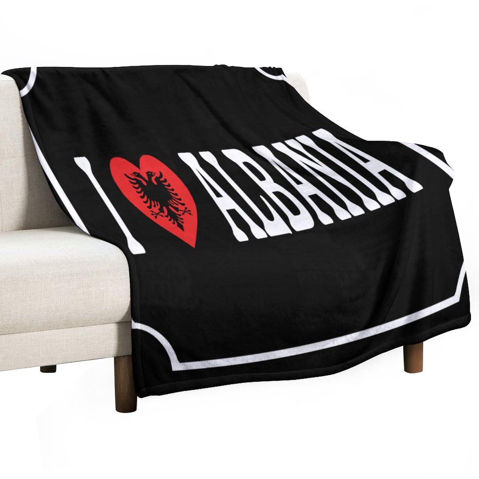 Couverture lit polaire Albania plaid chaud contre le froid hivernal en intérieur