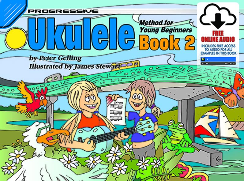 15003 - Progressive Ukulele Method for Young Beginners Book 2 - Book with Online Audio