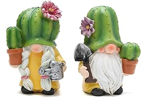 Ceramic Resin Cactus Garden Decor Easter Statues