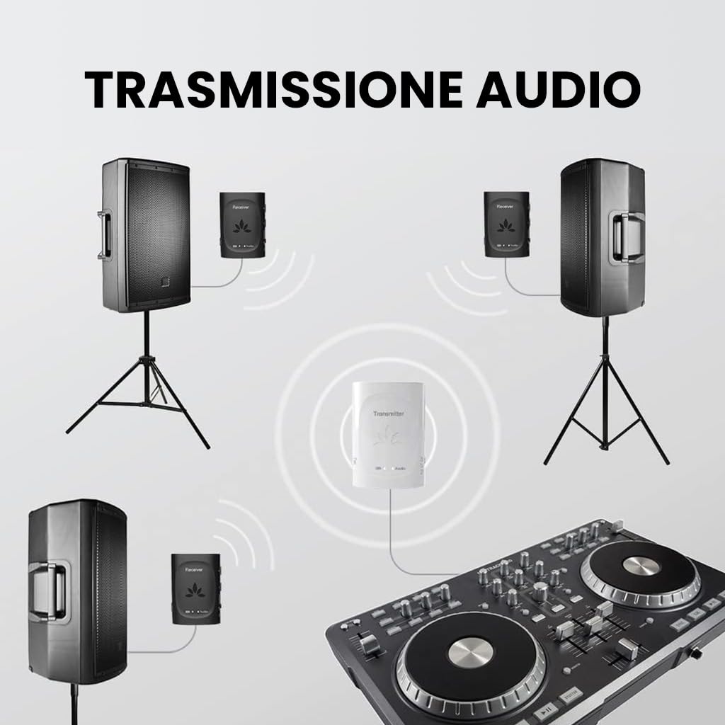 Avantree Audiplex Transmitter e Receiver Wiredless 100 Range - Dettaglio
