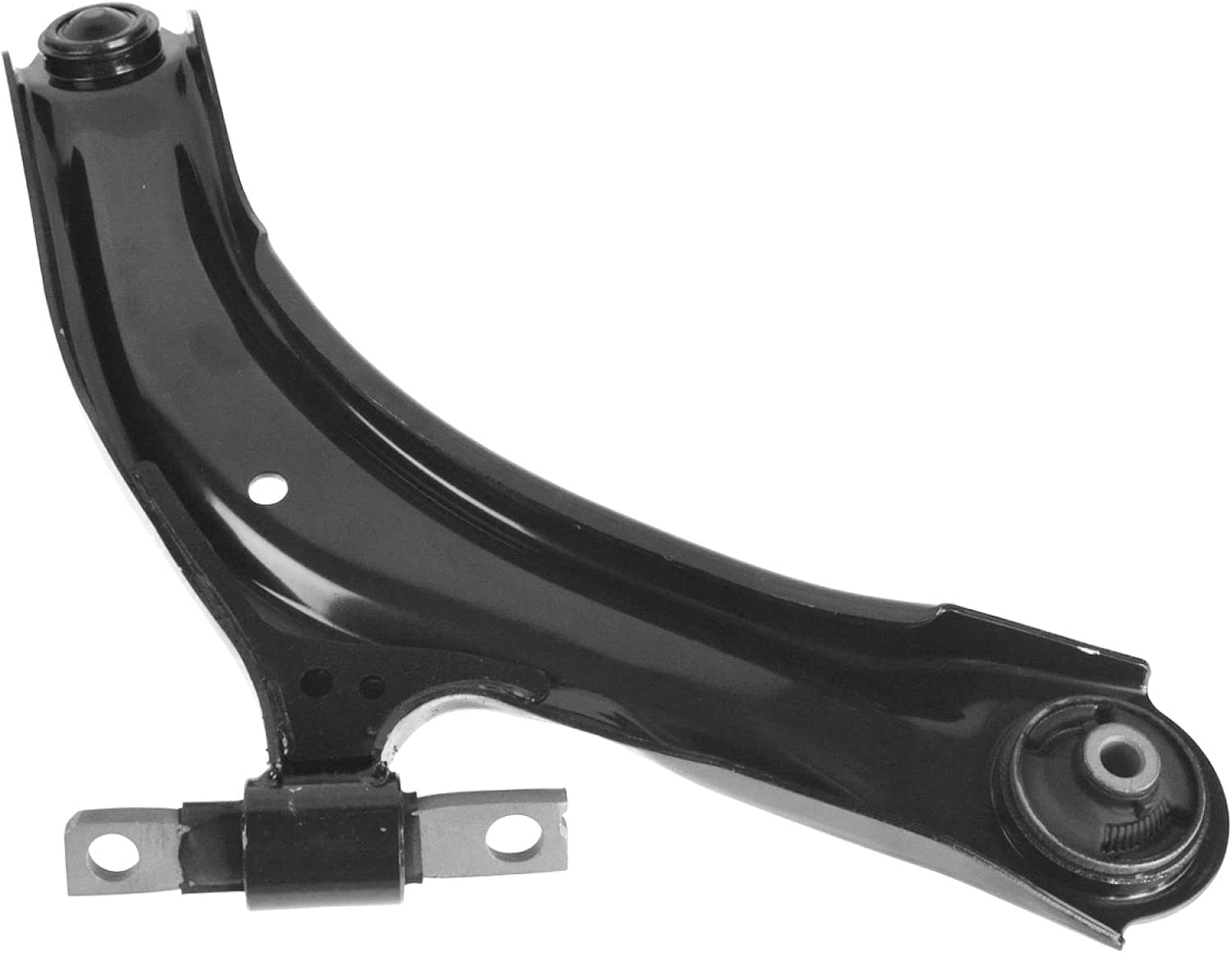 TRQ Front Left Lower Control Arm with Ball Joint Steel Compatible with 2008-2013 Nissan Rogue 2014-2015 Rogue Select
