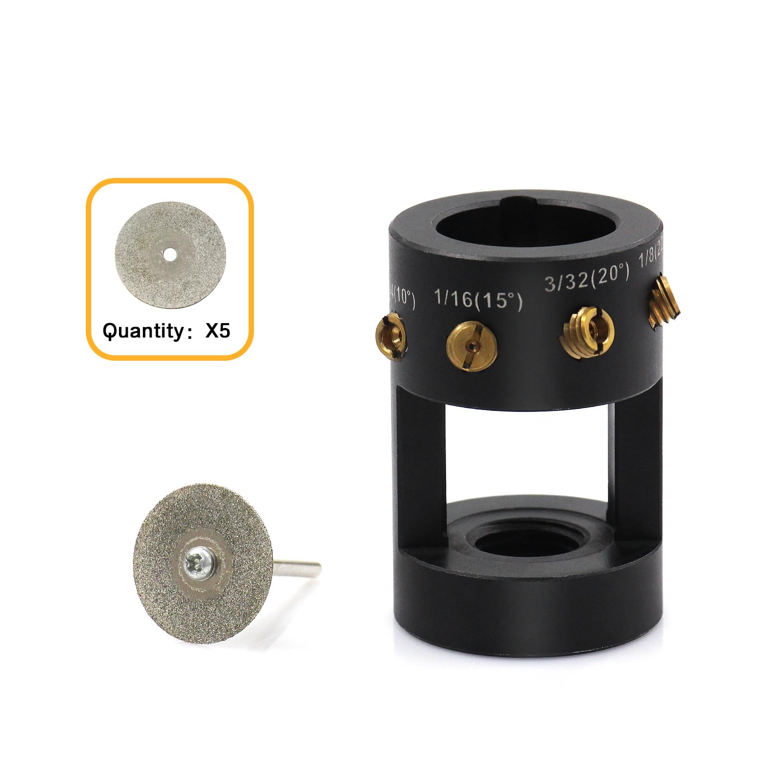 Shkalacar Aluminium Tungsten Electrode Sharpener Grinder TIG Welding Tool,Outil de soudage TIG à tête Multi-Angle, affûteur d'électrode de broyeur en tungstène
