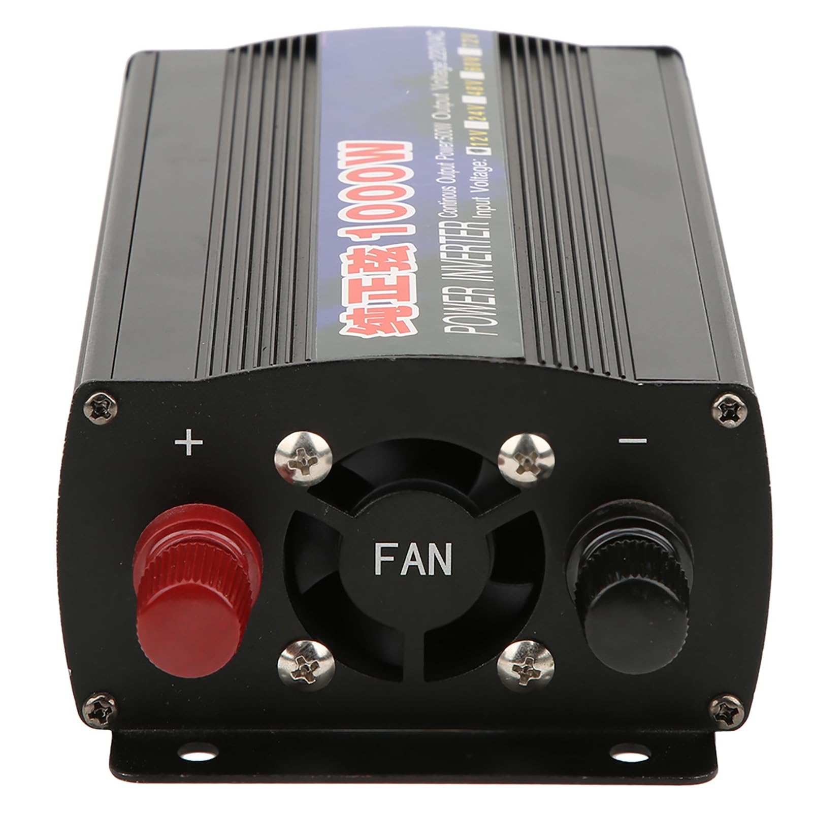 Cocoarm Inversor de Onda Sinusoidal Pura Convertidor de Potencia de Aleación de Aluminio 1000W AC220V Inversor de Pantalla Digital con Ventilador de Refrigeración Alta Eficiencia para Uso de CC a CA