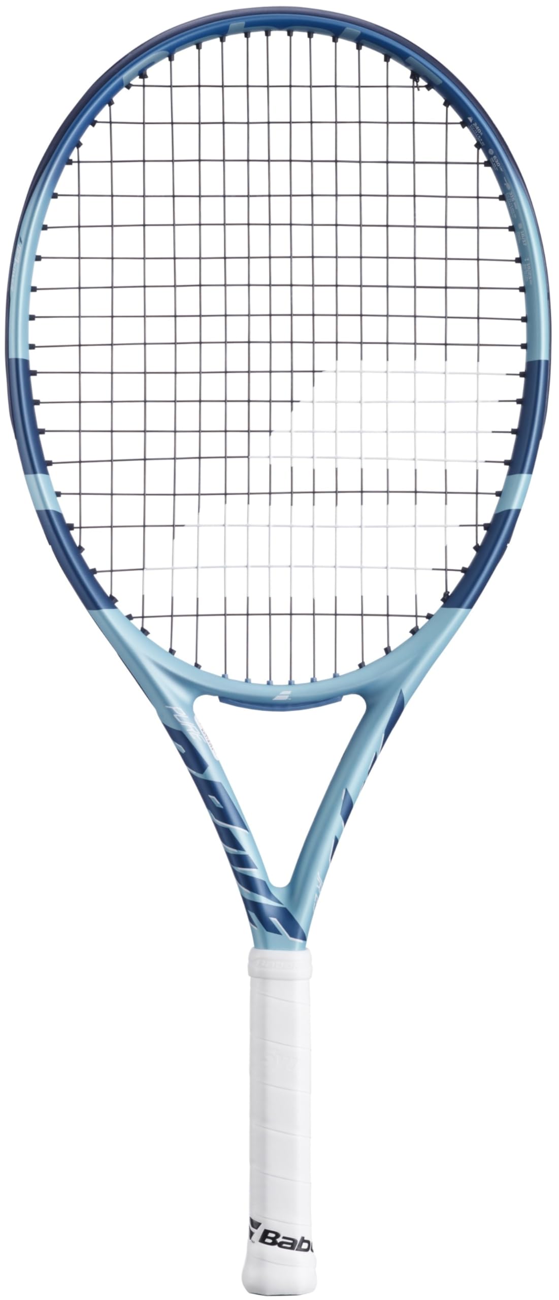 Babolat Pure Drive Junior 25 Inch 11th Gen Tennis Racquet (Light Blue/White) with Optional Accessories