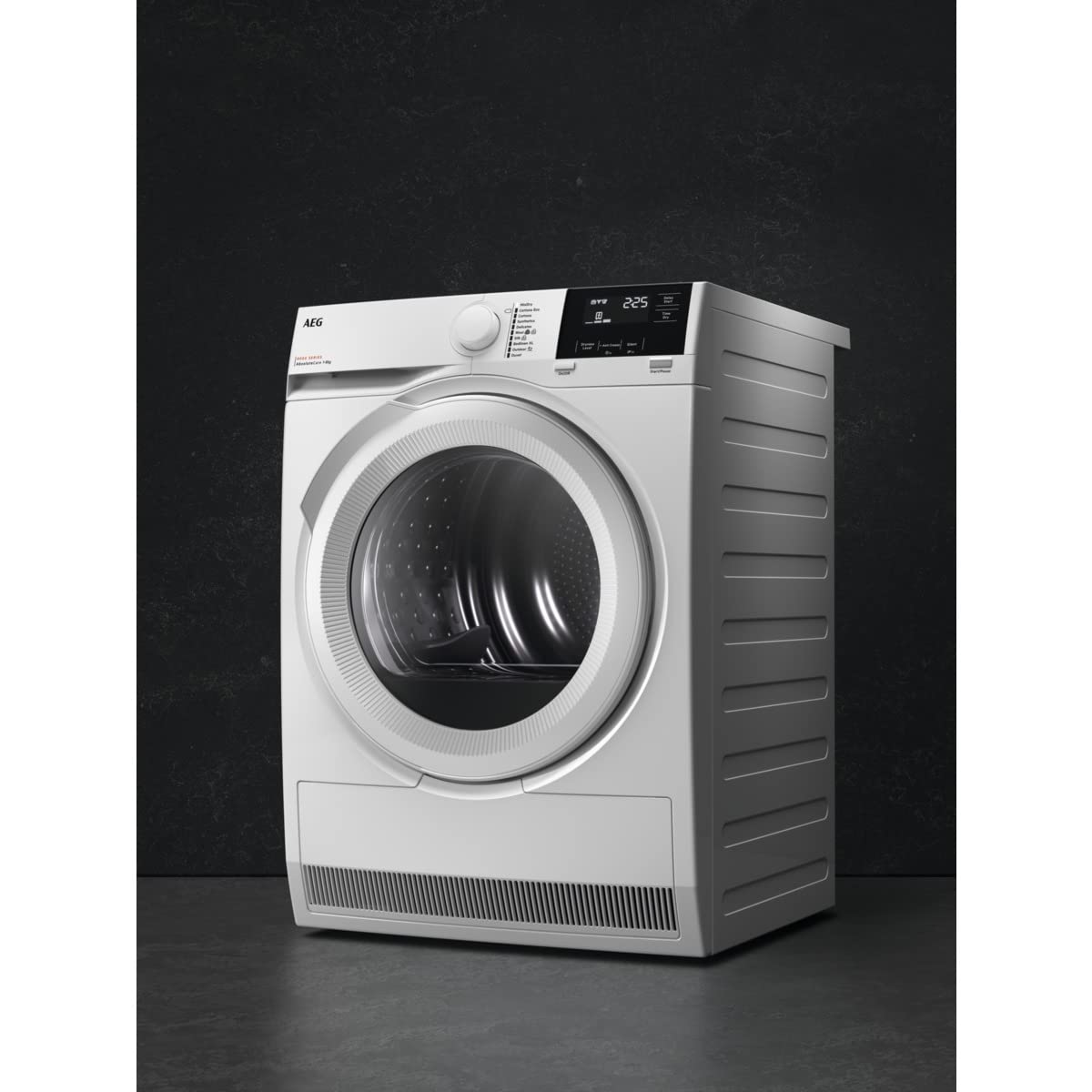 AEG TR8T60680 / Wärmepumpentrockner/AbsoluteCare - Wolle-Seide-Outdoor trocknen / 8.0 kg/A+++ / energiesparend/Mengenautomatik/Kindersicherung/Schontrommel/Startzeitvorwahl, Weiß