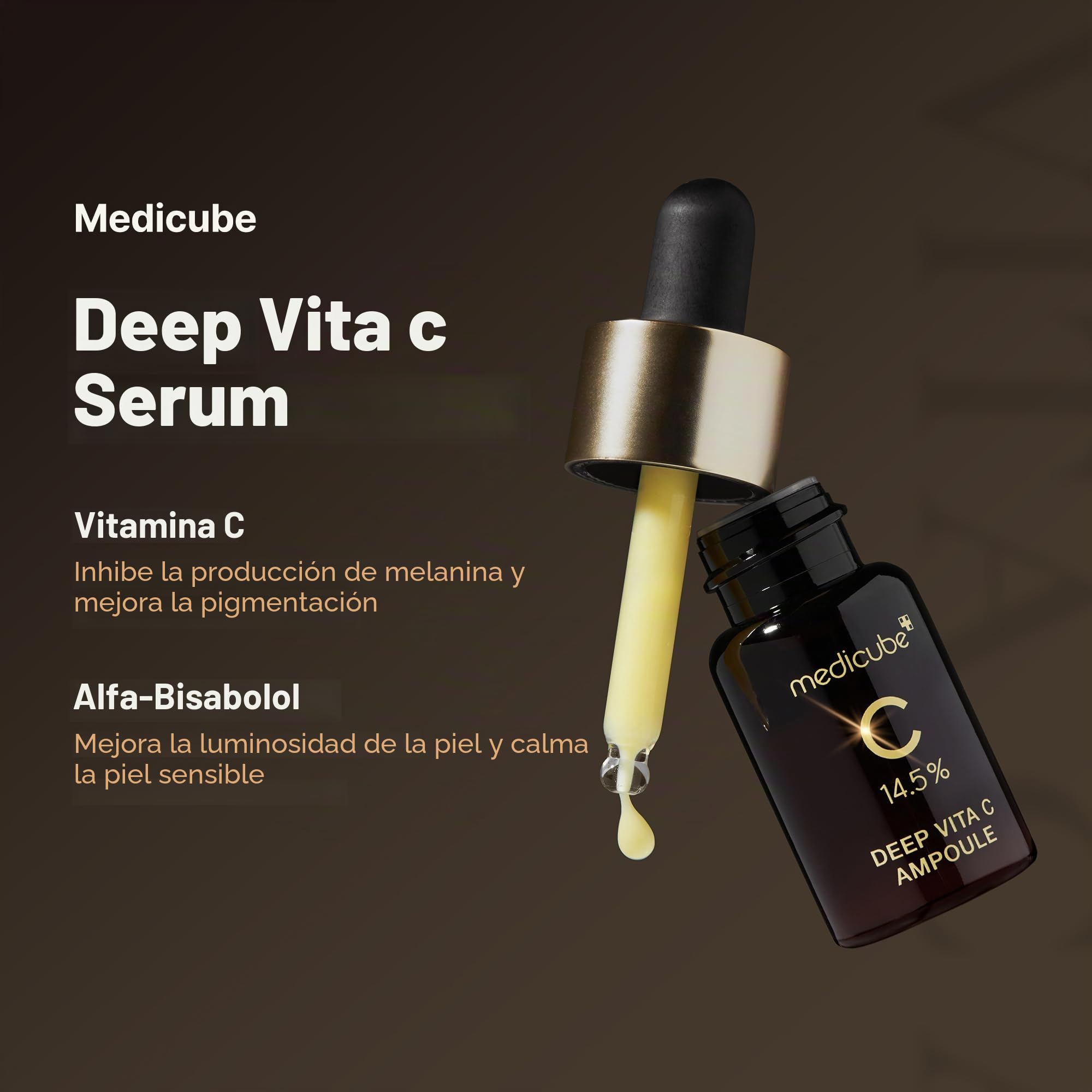 medicube Deep Vita C Serum 2.0 – 14.5% vitamina C para manchas y