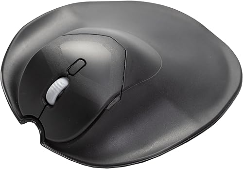 Miniatura 2 de HandshoeMouse Shift - Mouse ergonómico ambidiestro - Conexiones Bluetooth y con cable - Cambia fácilmente entre manos izquierda y derecha (grande)