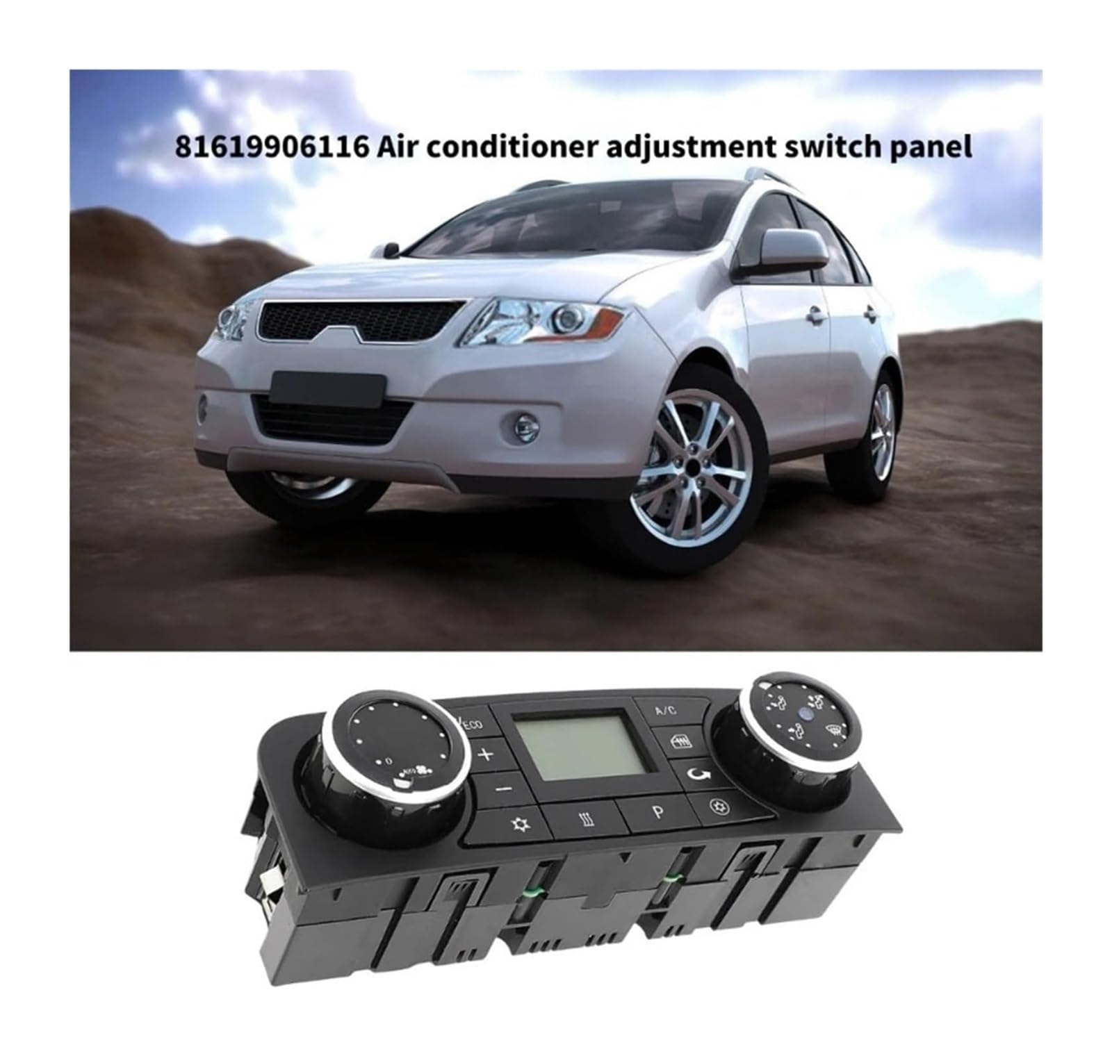 Coche Control Calentador Módulo Manual Módulos Control Climatización HVAC Conjunto Calefacción Y Aire Acondicionado 81619906106 81619906116 81619906128