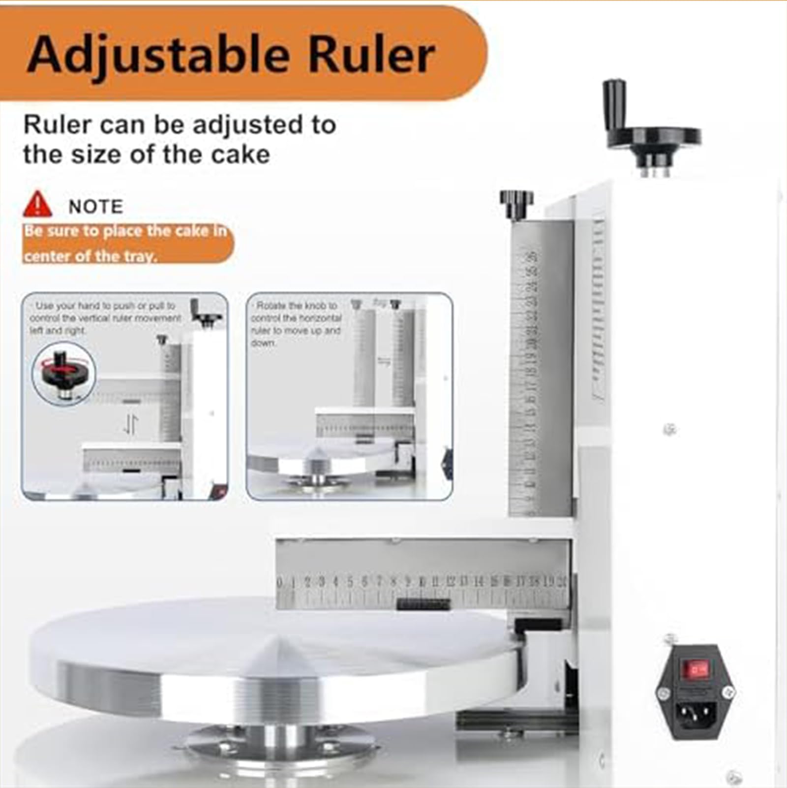 Máquina Automática Formación Hielo para Tartas Cumpleaños