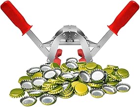 aipasi tech Manual Bottle Capper Tool, Double Lever Hand Capper with 144 count Beer Bottle Caps for Home Brewing, Bottle Sealer (Bottle Capper-2)