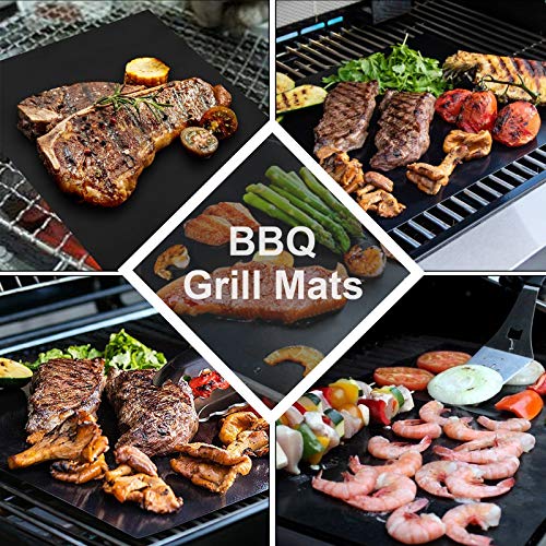 8 Pieces Oven Liner,Oven Liners for Bottom of Electric Gas Oven,Reusable Non-Stick Baking Mats Heat Resistant Outdoor BBQ Grill Mats Heavy Duty Oven Mats(15.75\'\'X13\'\')