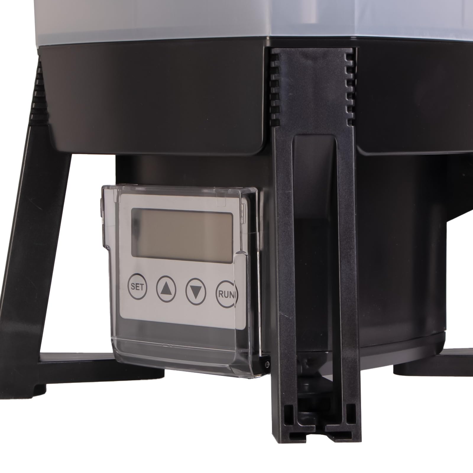 GRECH CFF-206 DISTRIBUTORE Automatico Cibo MAGIATOIA 6L PROGRAMMABILE con Pannello Solare per LAGHETTO