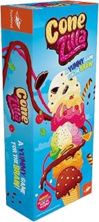 FoxMind Games: ConeZILLA, Ice Cream Memory Card Game, Fun Educational Game for Kids, Family, and Friends, First Player to 10 Scoops Wins, for Ages 6 and Up