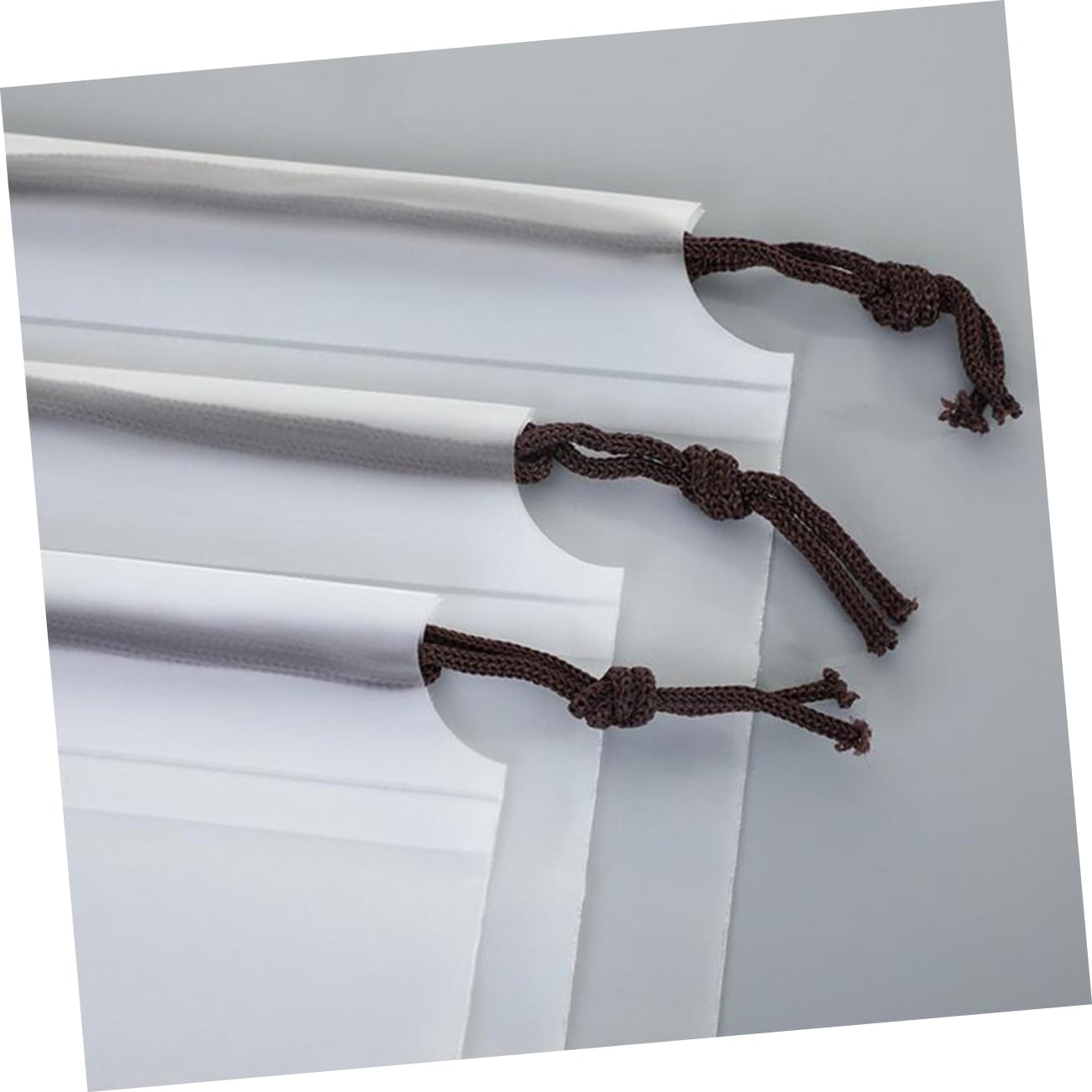 PACKOVE Sacchetti per Scarpe da Viaggio 30 Pezzi in Eva Trasparente Opaco Coulisse, Organizer Resistente Agli Urti 30x40 Cm per Valigia e Palestra