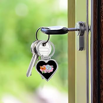 ナカムラキーホルダー Heart Tattoo キーホルダー モノトーンナカムラくん