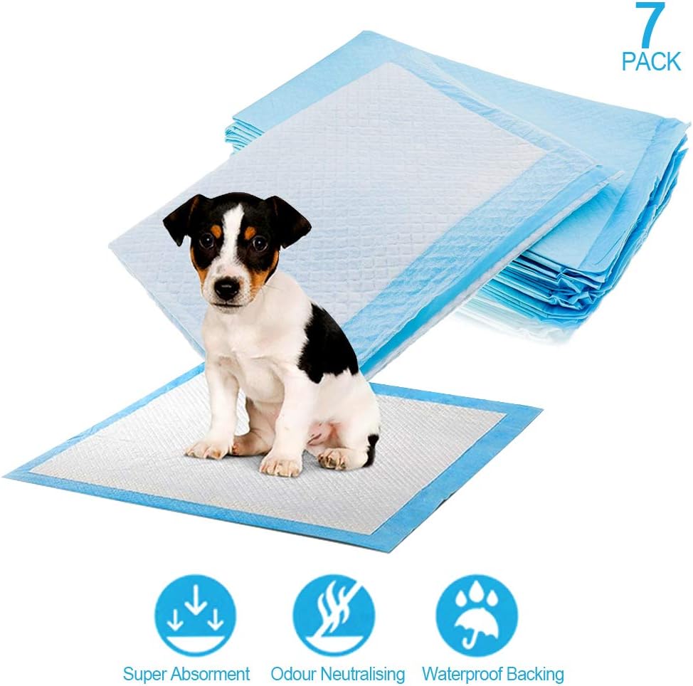 Schone Products (UK) Dog Cat Puppy Toilet Training Pads Helps your Pet Relieve Himself in Designated Area - Pack of 7