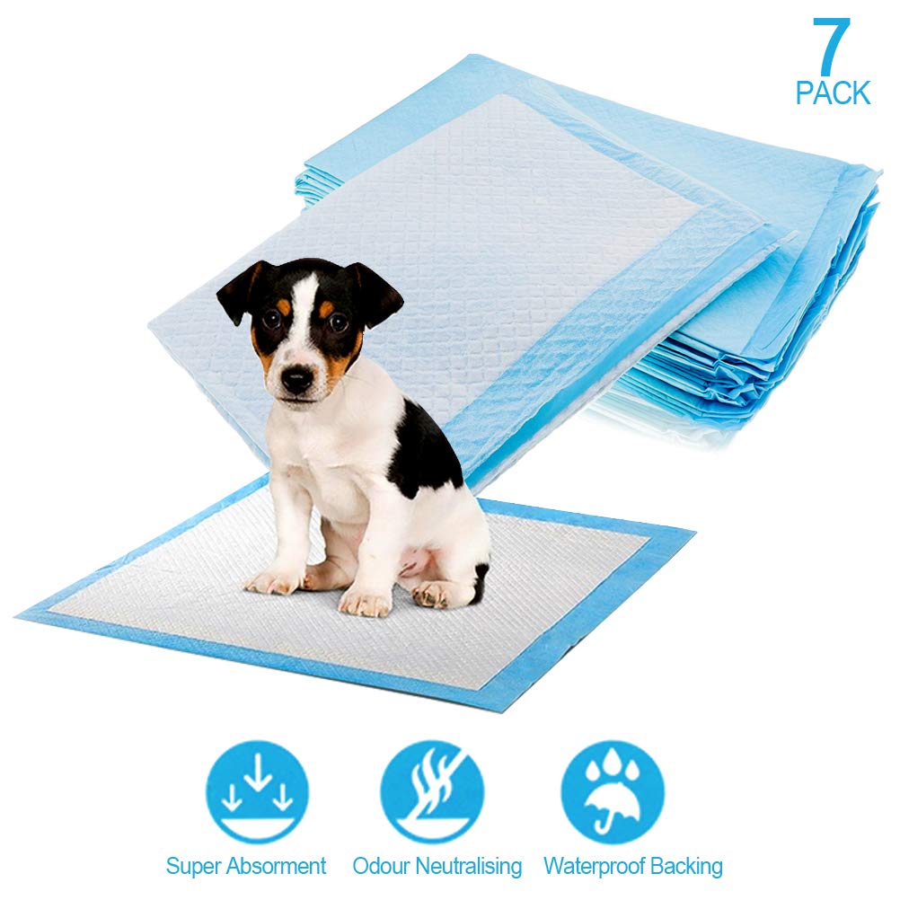 Schone Products (UK) Dog Cat Puppy Toilet Training Pads Helps your Pet Relieve Himself in Designated Area - Pack of 7