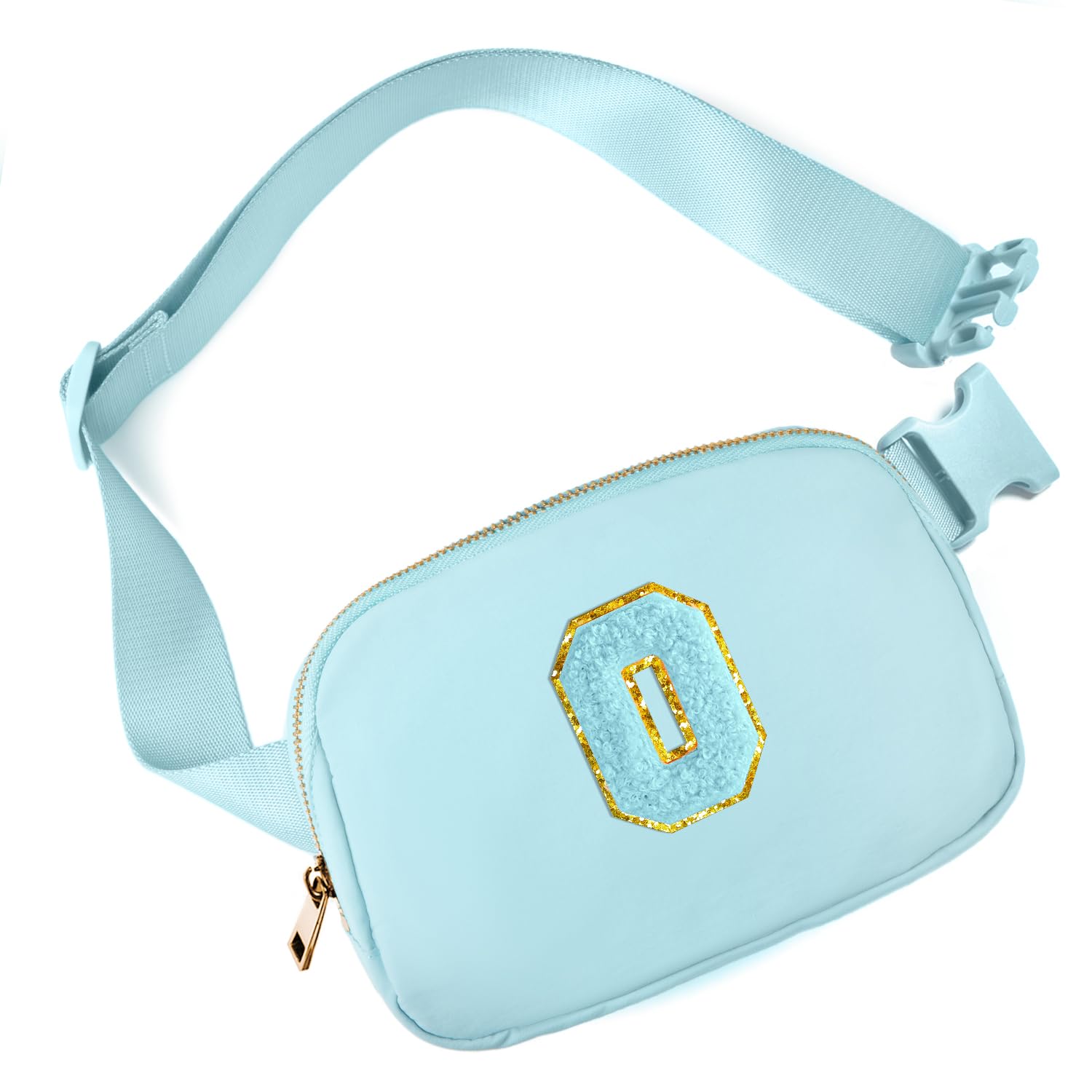 Gitus Gifts for 8 9 10 11 12 Year Old Girls Belt Bag Fanny Pack Crossbody Bags with Initial Letter Patch Cute Stuff Birthday Gifts for Teen Girls