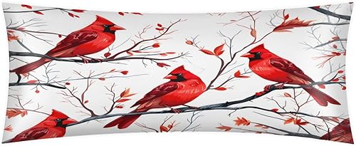 Miniatura 8 de Funda de almohada de satén con cremallera y diseño de estrella de mar y conchas marinas, 21 x 54 pulgadas, funda de almohada larga decorativa para